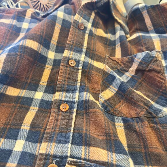 Vintage Cellini flannel XL size, 100% cotton, made in Taiwan R.O.C. WPL tag. - Picture 7 of 12